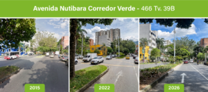corredor verde medellín avenida nutibara