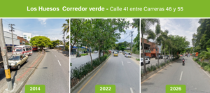 corredor verde medellín los huesos